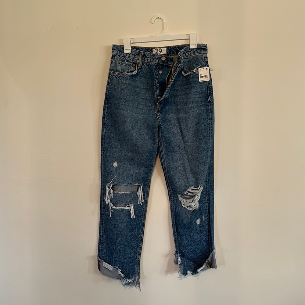 Free People distressed denim